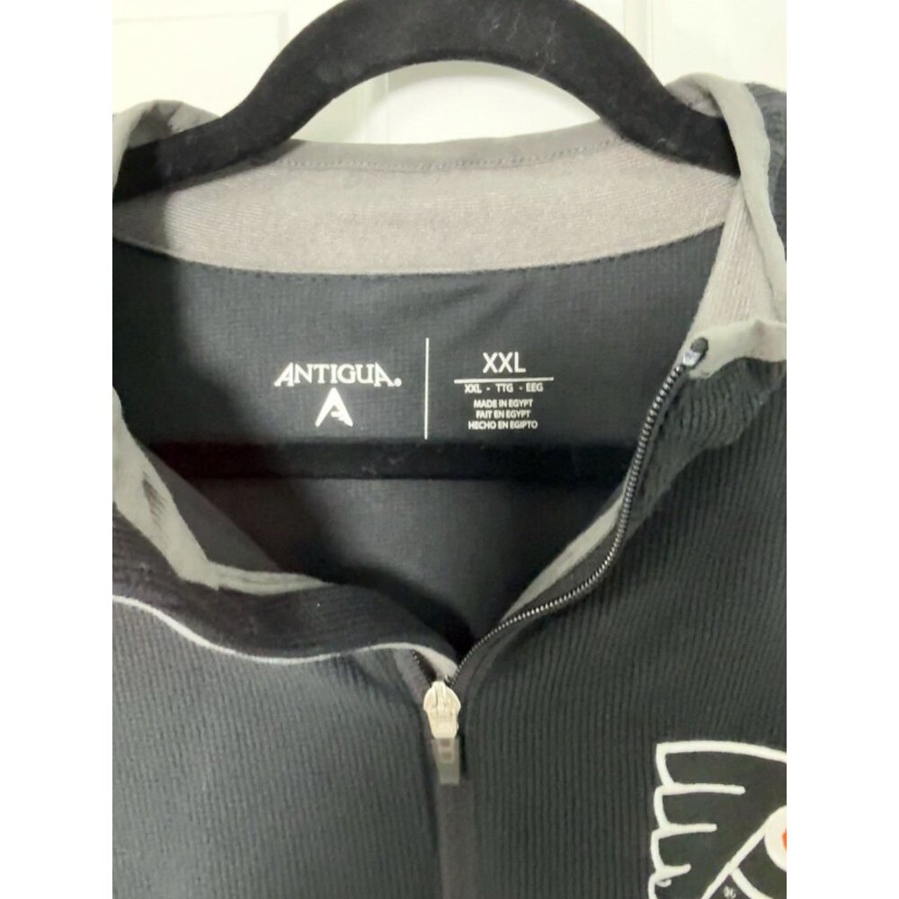 Antigua Men’s NHL Philadelphia Flyers Black 1/4 Zip Pullover Size XXL - Picture 4 of 8